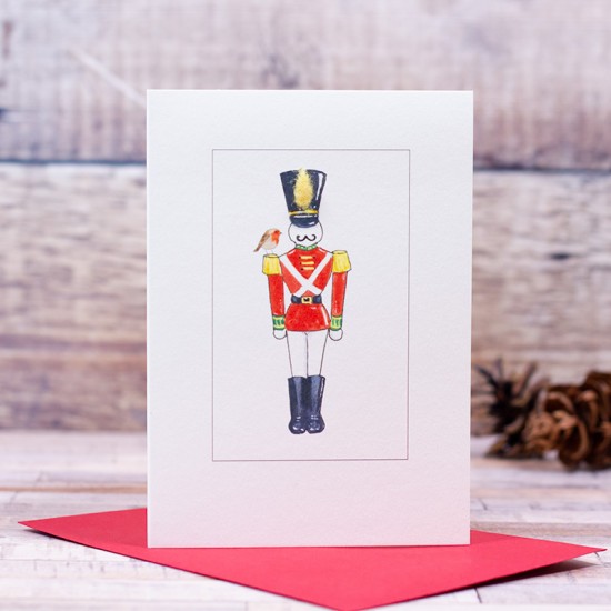 Nutcracker Soldier Christmas card